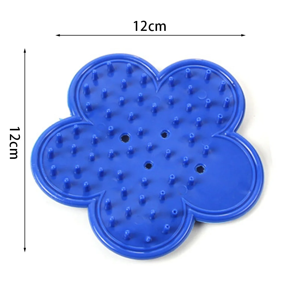 Brandneues Werkzeug zum Entfernen von Graten, 12 x 12 cm, 1 Stück, Zubehör für Floristen, Blumen-Dorn-Stiel, mehrere Farben, weiches Gummi