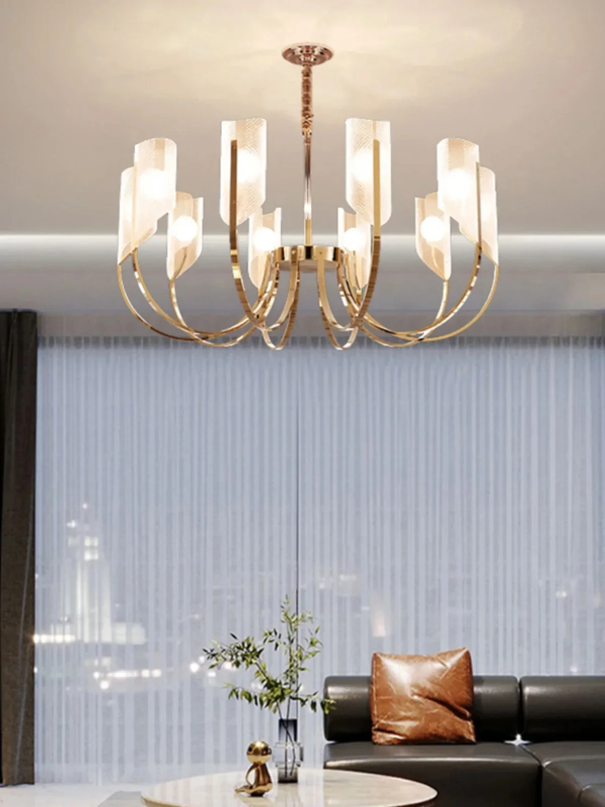 

French Retro Living Room Chandelier Modern Minimalist Bedroom Main Light Creative Art Room New Lighting Fixtures CX175DS