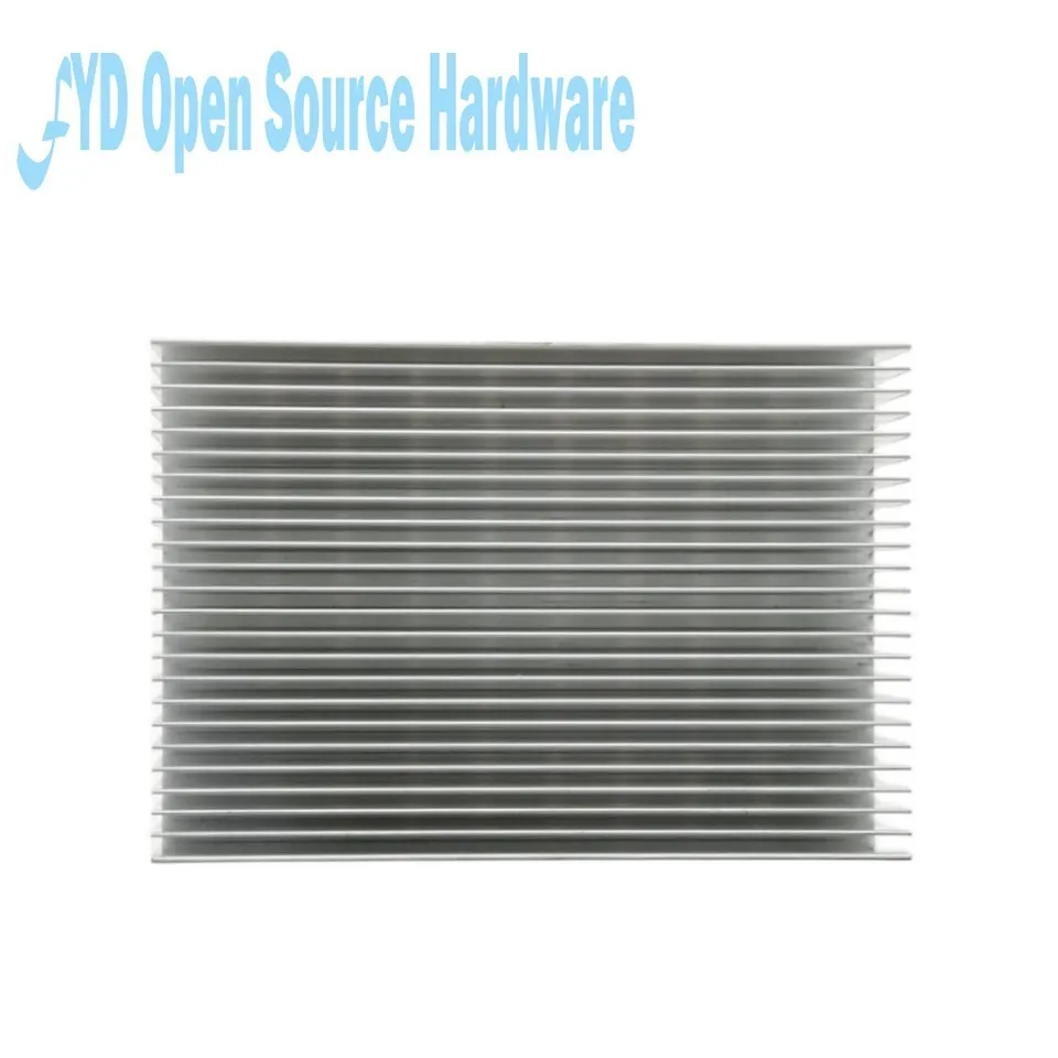 High Power Electronic Heatsink Radiator Cooler Radiator Aluminum 100x69x37MM Heat Sink  Fins Fine-toothed