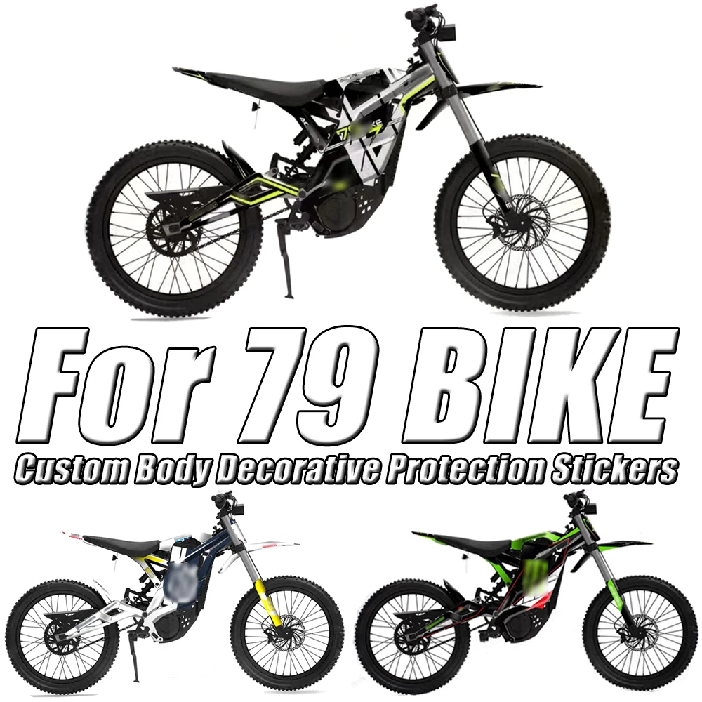 

For 79BIKE 79 Bike Falcon Pro Electric Off-road Bike Custom Stickers Body Decorative Protection Shell Personalized Decals