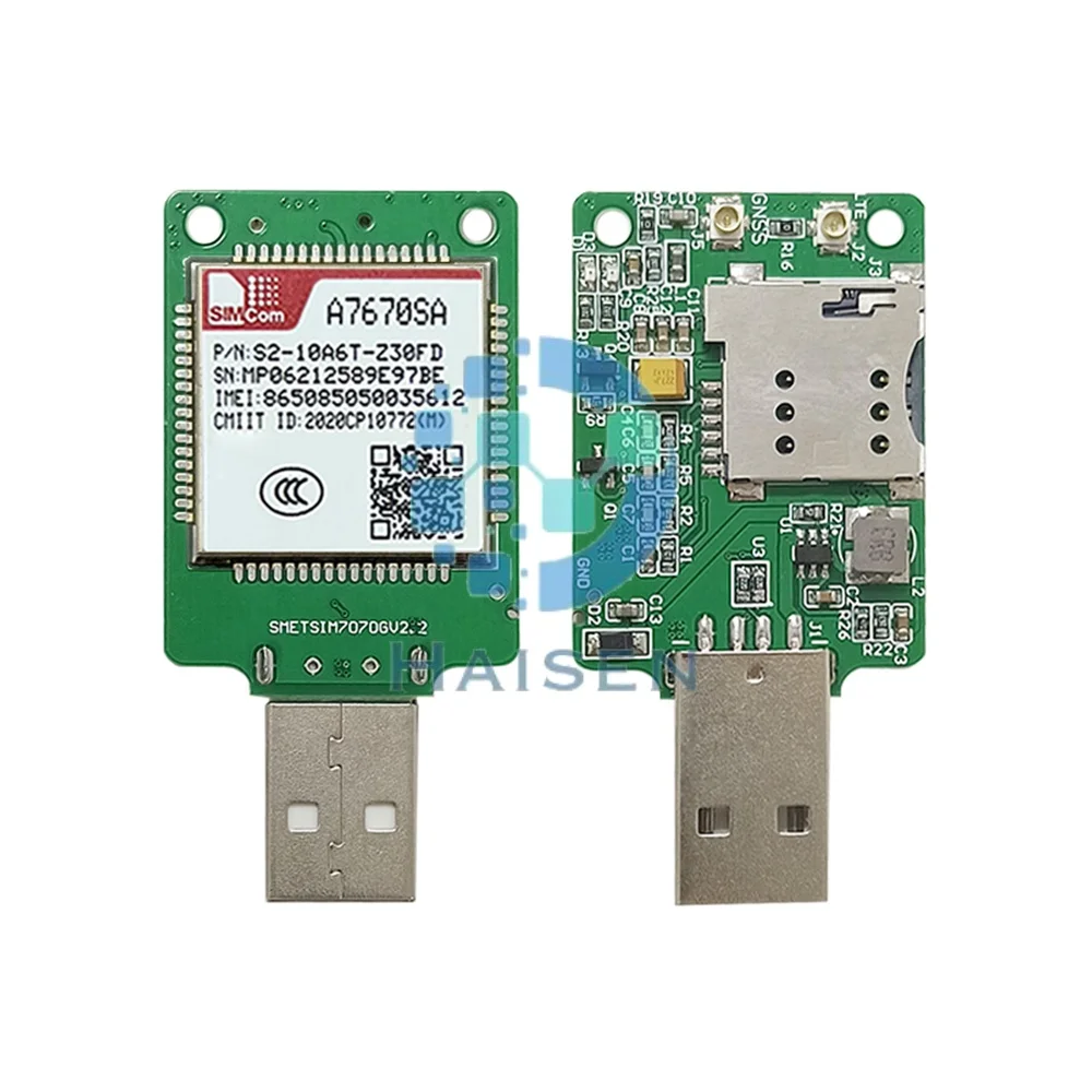 HAISEN SIMCOM A7670SA USB Dongle A7670SA-Dongle A7670SA Core Board LTE CAT1+2G A7670