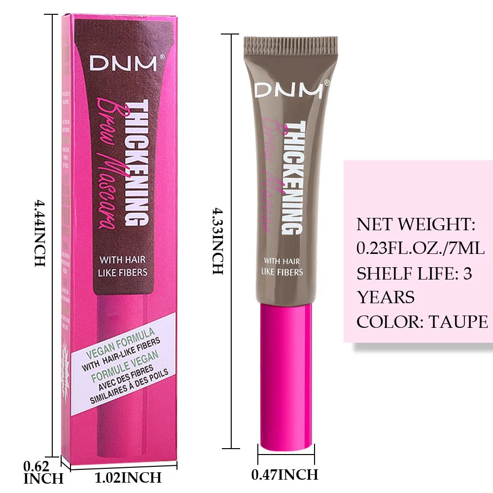DNM Neue 8 Farbe Augenbrauen Färben Creme Feuchtigkeitsspendende Wasserdicht Dauerhafte 16 h Natürliche Dicke Augenbraue Mode Wilde Augenbraue Kosmetik 7 ml