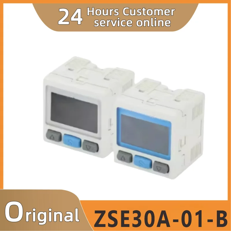

ZSE30A-01-B high-precision digital vacuum pressure switch-101.3~0KPA 2PNP OUT negative pressure gauge
