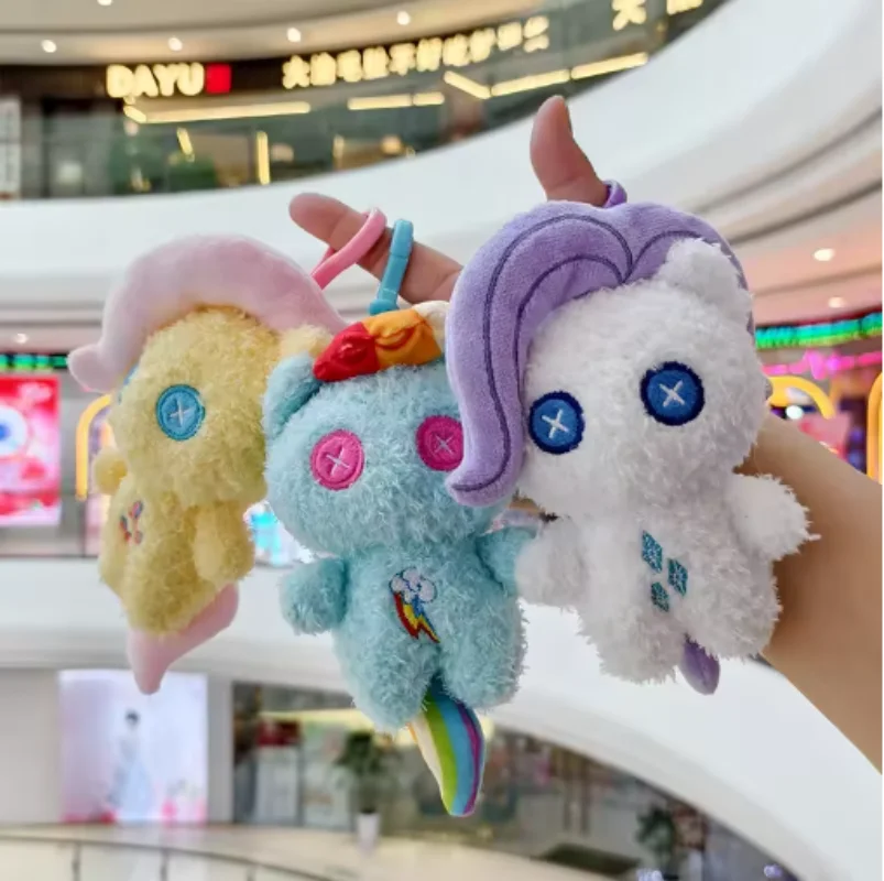 Leuke Anime My Little Pony Pluche Rugzak Hanger Sleutelhanger Twilight Sparkle Fluttershy Pinkie Pie Leuke Tas Decoratie Speelgoed Cadeau