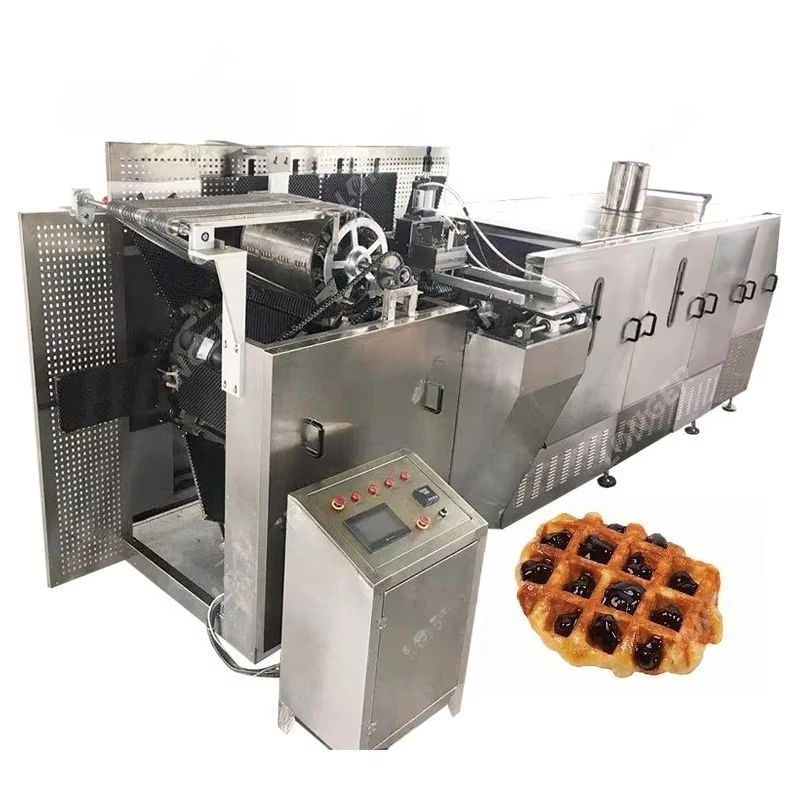 FOODLINE Customized Waffle Production Line|Soft Waffle Making Machine|51 Moulds Waffle Production Line