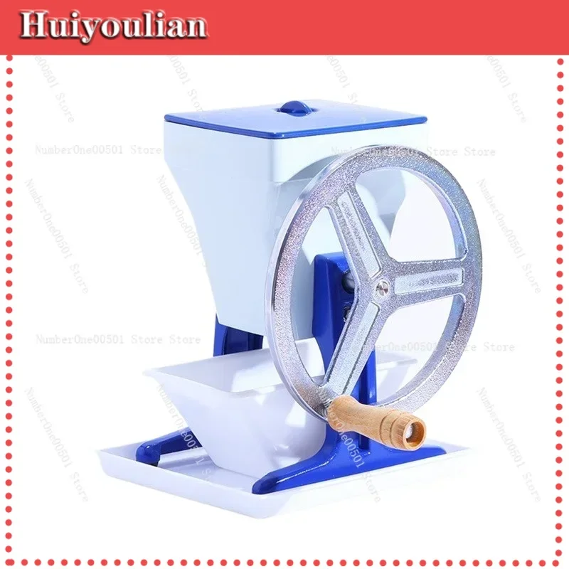 Commercial Manual Ice Crusher Hand Crank Ice Shaver for Bar Restaurant Snow Cone Maker