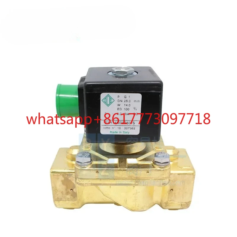 Italian normally closed two-way solenoid valve 21H14K0V250-S DC24V 1 inch DN25