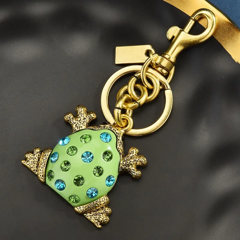 Многоцветный кулон-брелок-лягушка, брелок, персонализированный аксессуар, модная подвеска-аксессуар для сумки