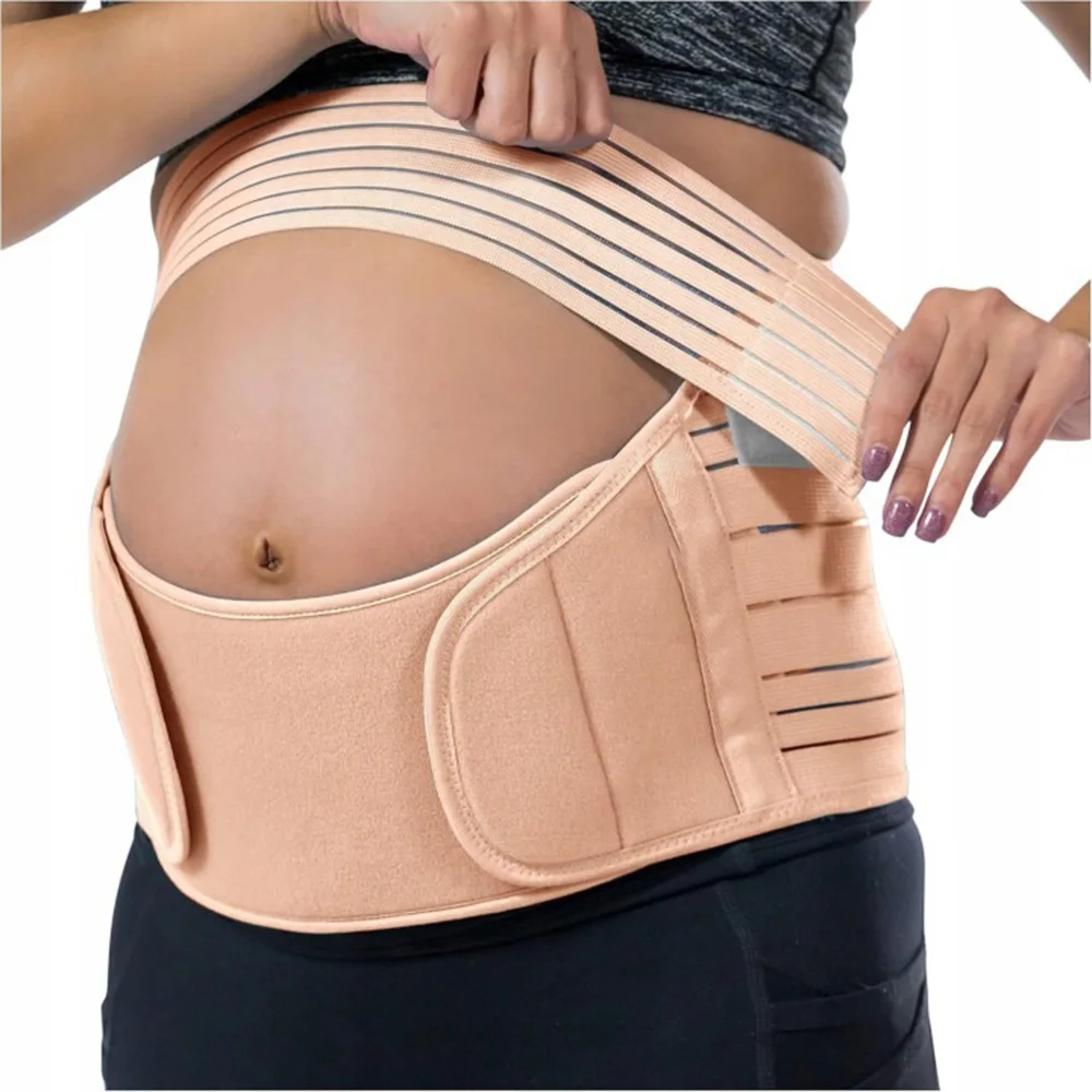 Image of Schwangerschafts-Bauchband für Frauen, Unterstützungsgürtel für Mutterschaft, Bauchpflege, Bauchweg-Bandage, Bauchschutz, Schwangerschaftskleidung