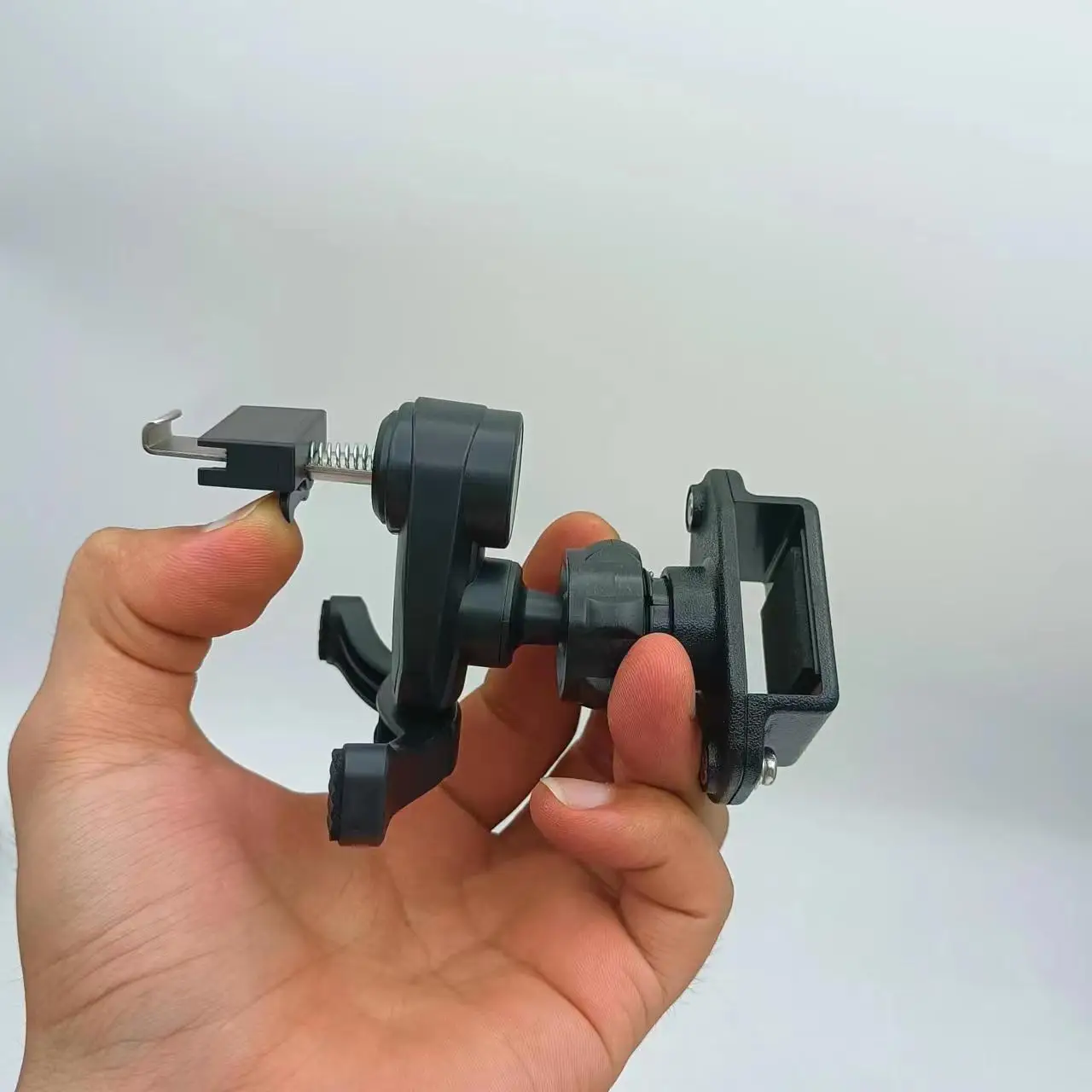 Handheld Walkie Talkie Car Frame Back Clamp Stand, montagens do veículo, montagem do carro