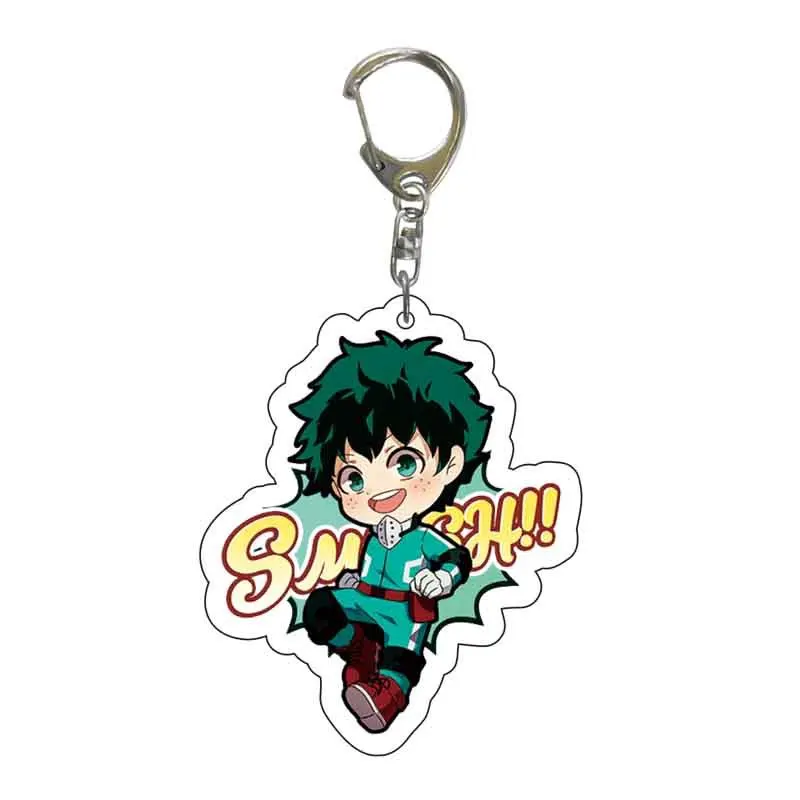 Acrylic Keychain MY HERO My Hero Academy Q Edition Multiple Optional Graphic Clear Pendant