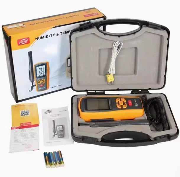 Новый и оригинальный GM1361 GM1361 + цифровой термопара термометр гигрометр измеритель температуры и влажности Bluetooth