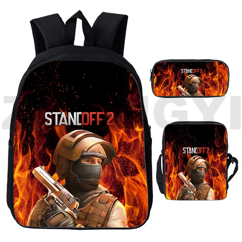 

Hot Standoff 2 Backpack Men Shooting War Game 3D Print Travel Bags Kids Schoolbags Women Harajuku Laptop Bag Boys Girls Bookbag