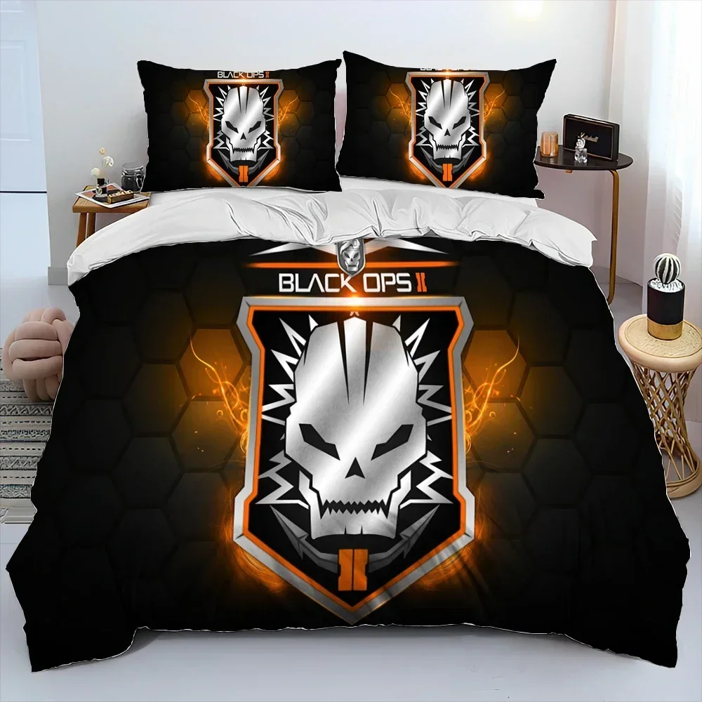 

3DPrinting Game Call of Duty Comforter Bedding Set,Duvet Cover Bed Set Quilt Cover Pillowcase,king Queen Size Bedding Set Kids