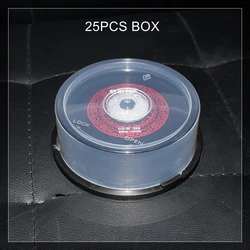 25PCS/BOX Ritek Vinyl Disk Black CD-R Blank Discs Recordable Compact Disc 700MB/80min/52x CD-R BLACK BLANK Music Discs