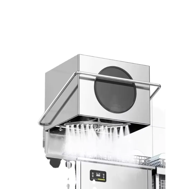 Custom Fast Washing Commercial Dishwasher Restaurant Large Capacity Uncovered Fully Automatic Dishwasher