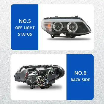 適用於BMWX5 E53 04-16的新款全LED日行燈改裝LED頭燈總成號誌燈汽車配件改裝燈 8 最佳銷售 BMWX5 E53頭燈 - №4
