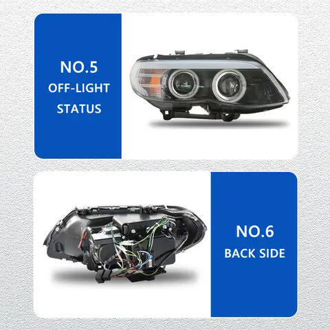 8 best sales bmw x5 e53 headlight - №4