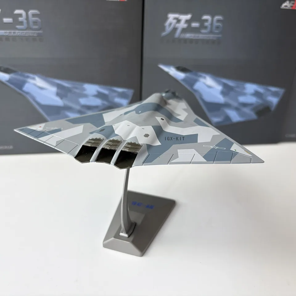 Diecast 1: 144 Scale AF1 J-36 Chinese 6th Generation Aircraft J36