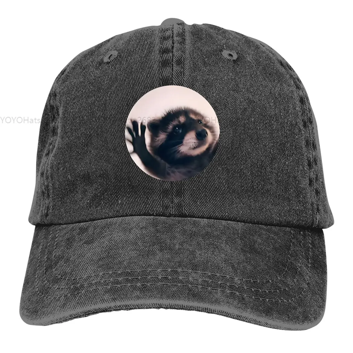 

Summer Cap Sun Visor Hip Hop Hip Hop Caps Pedro Raccoon Animals Cowboy Hat Peaked Hats