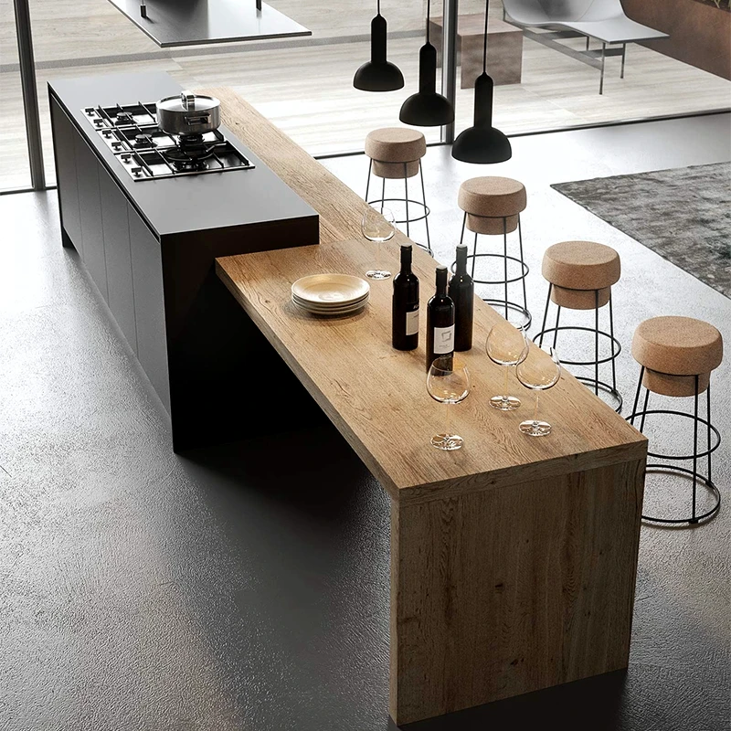 جزيرة الطاولة الإيطالية البسيطة المنزلية متعددة الوظائف الحد الأدنى الحديثة جزيرة تايبي الطعام الأوروبي #1