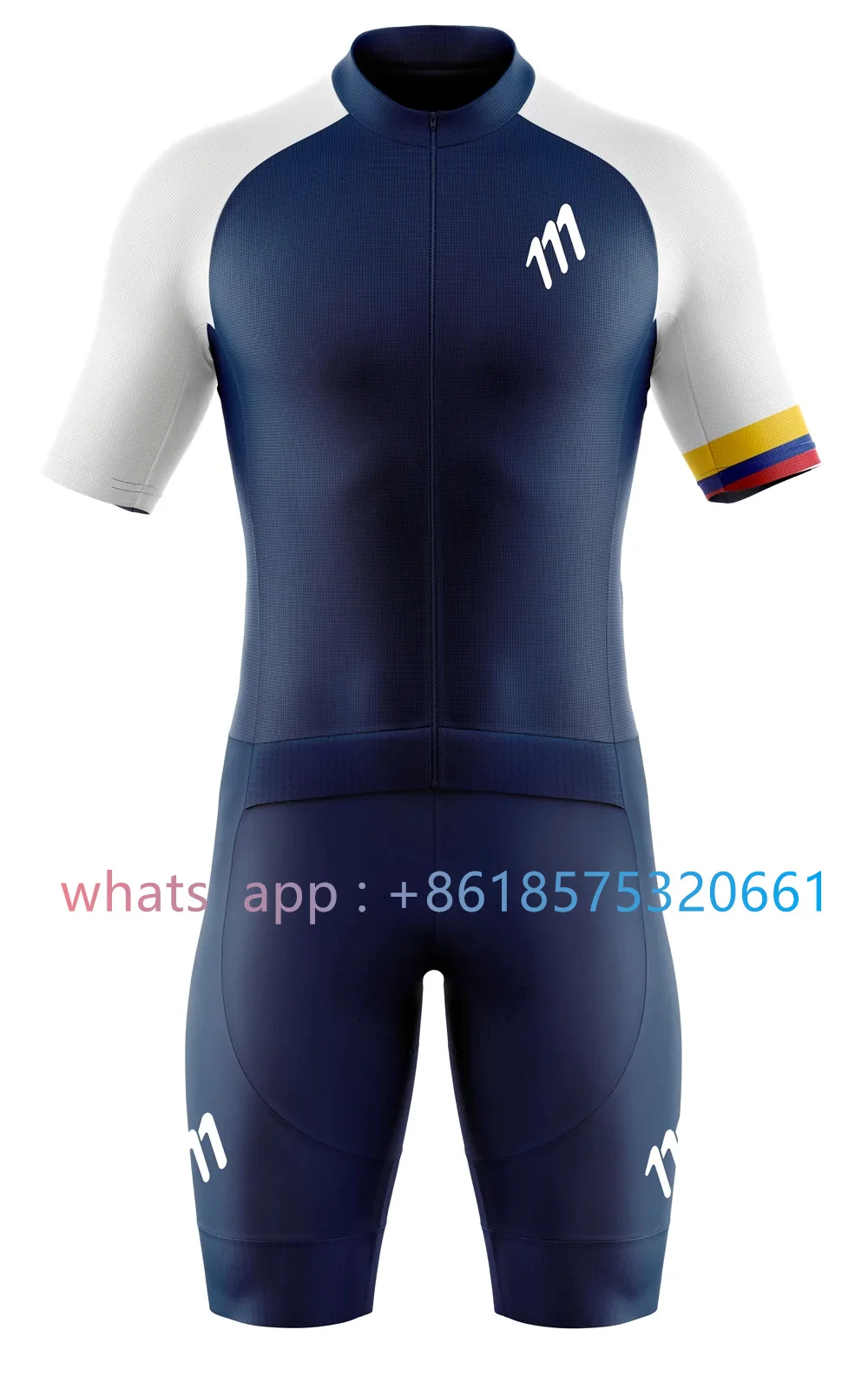 111cientonce Triathlon Cycling Men Short Sleeve Tights Suit Ropa Ciclismo High Quality Bike Running Swimming Colombia Bodysuit