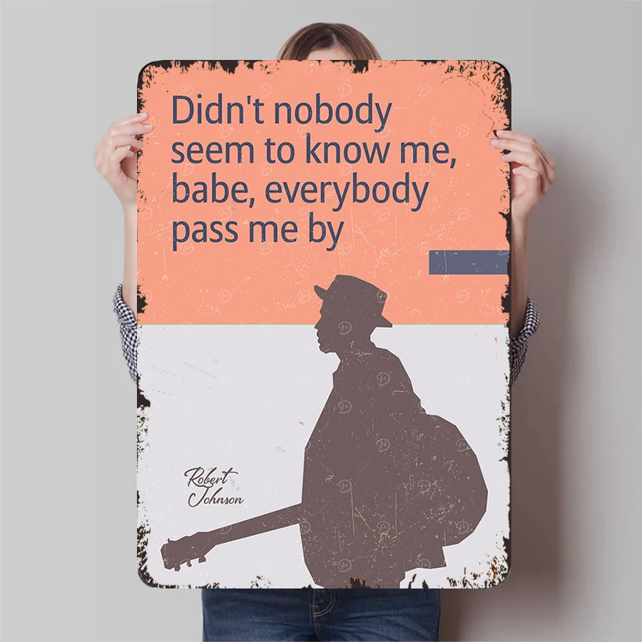 Vintage Guitar Silhouette Iron Wall Art Decor for Music Room Home Decoration