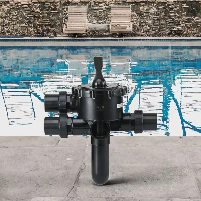 Replacement Multiport Plastic Top Pool Filter Valve Assembly for Swimming Pools Sand Filters Spas