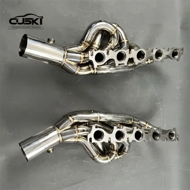 High Flow Exhaust Manifold For Lamborghini Gallardo/R8 V10 Header quality Stainless Steel Car Exhaust Accessories