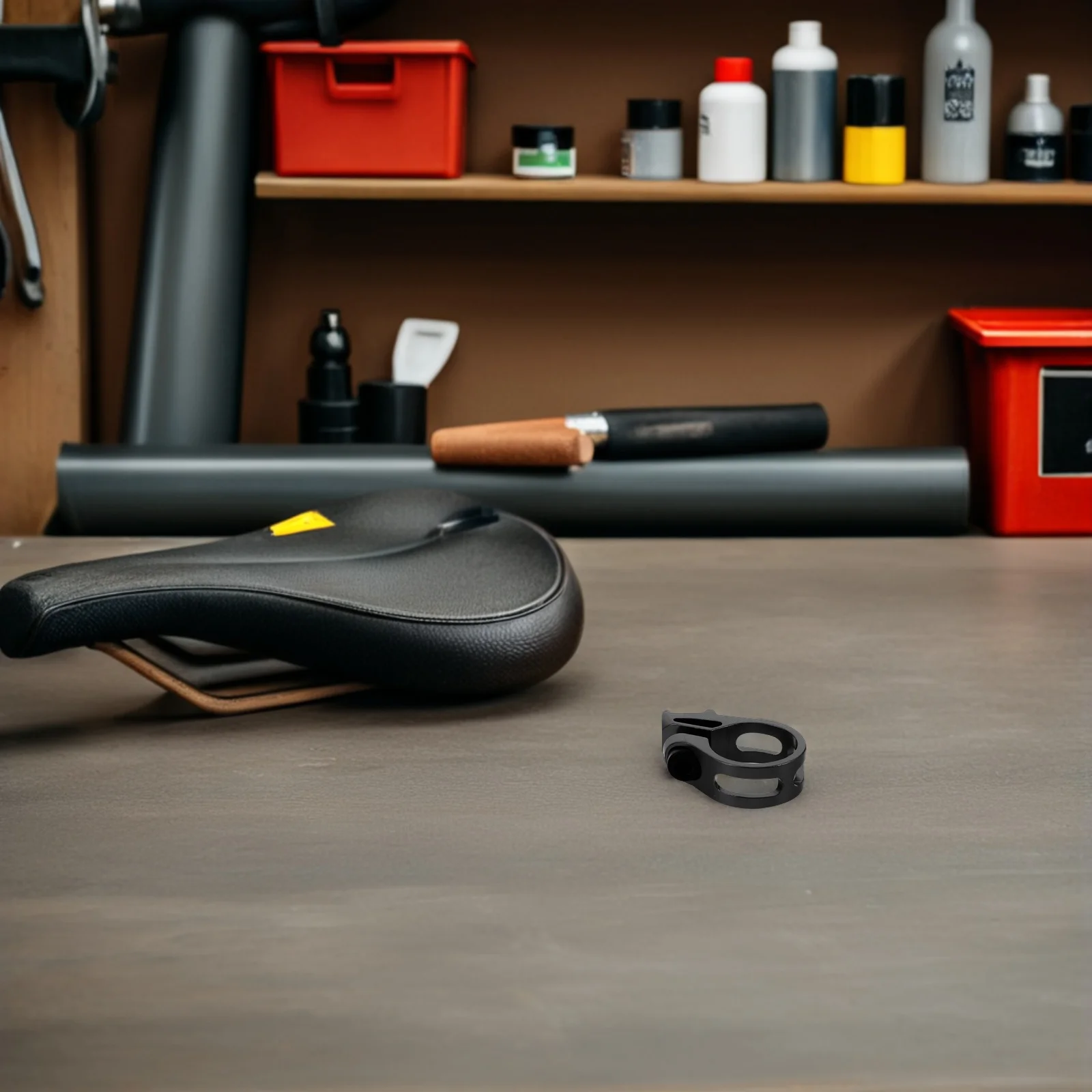 

Bike Shifter Installation Clamp Alloy 22.2mm Handlebar Shifter Fixing Clamp Gear Cable Repair Clip Universal Mountain Bike