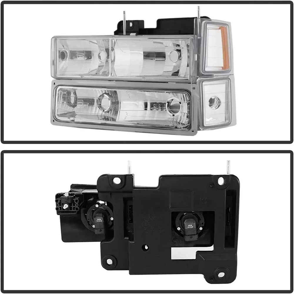 Headlight Head Light for Chevrolet Chevy C/K 1500 2500 3500 1994 1995 1996 1997 1998 1999 Without Light