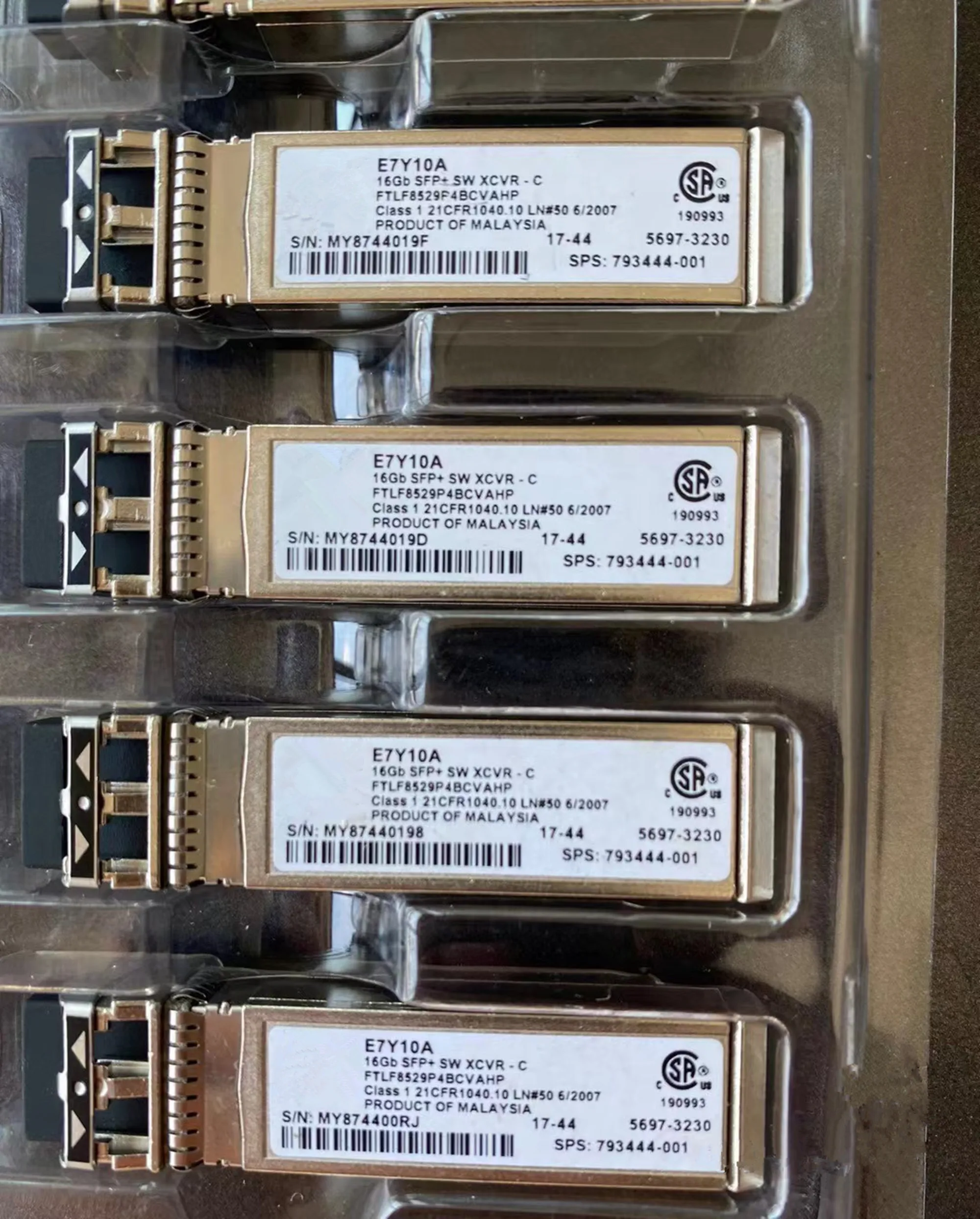 850NM 16G Switch Transceiver E7Y09A E7Y10A FTLF8529P4BCVAHP 793443-001/793444-001 16GB SFP+ XCVR SW Optical Fiber Module