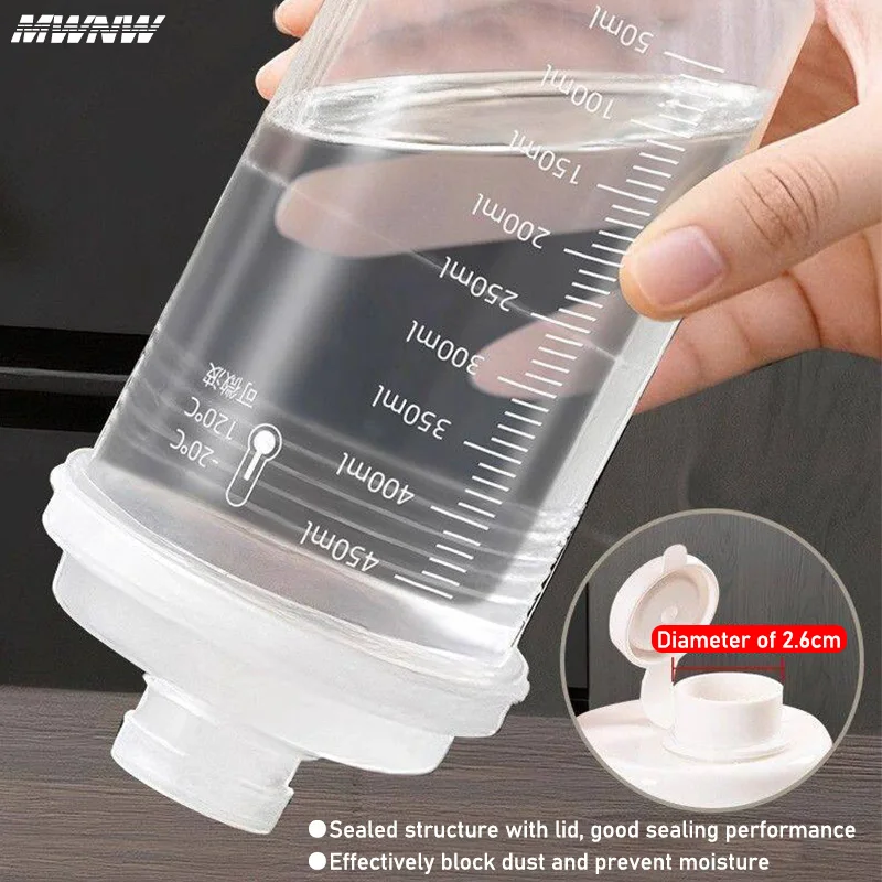 Plastic Sealed Tank Large Capacity Crisper Kitchen Organize Grain Storage Box With Scale Sealed Box Clear Jar Spice Container - view 3