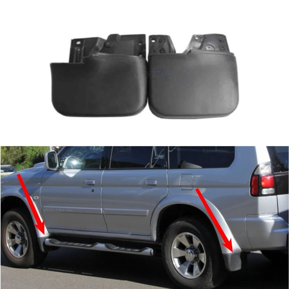 1 Piece 3.0L Different Mudguard for Pajero Sport 1997-2004 Mud Flaps Rear Mudguard for Montero Sport K90 MR230944
