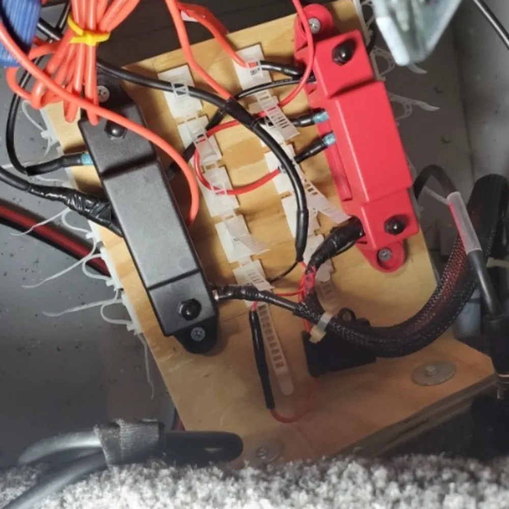 Power Distribution terminal block 250A Terminals Bus Bar 12v M6 M8 Battery Positive Negative Busbar Stud for Camper RV Boat