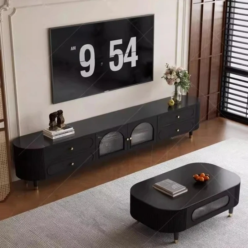 Meuble TV design pour appartements, table basse domestique, mobilier de qualité moyenne