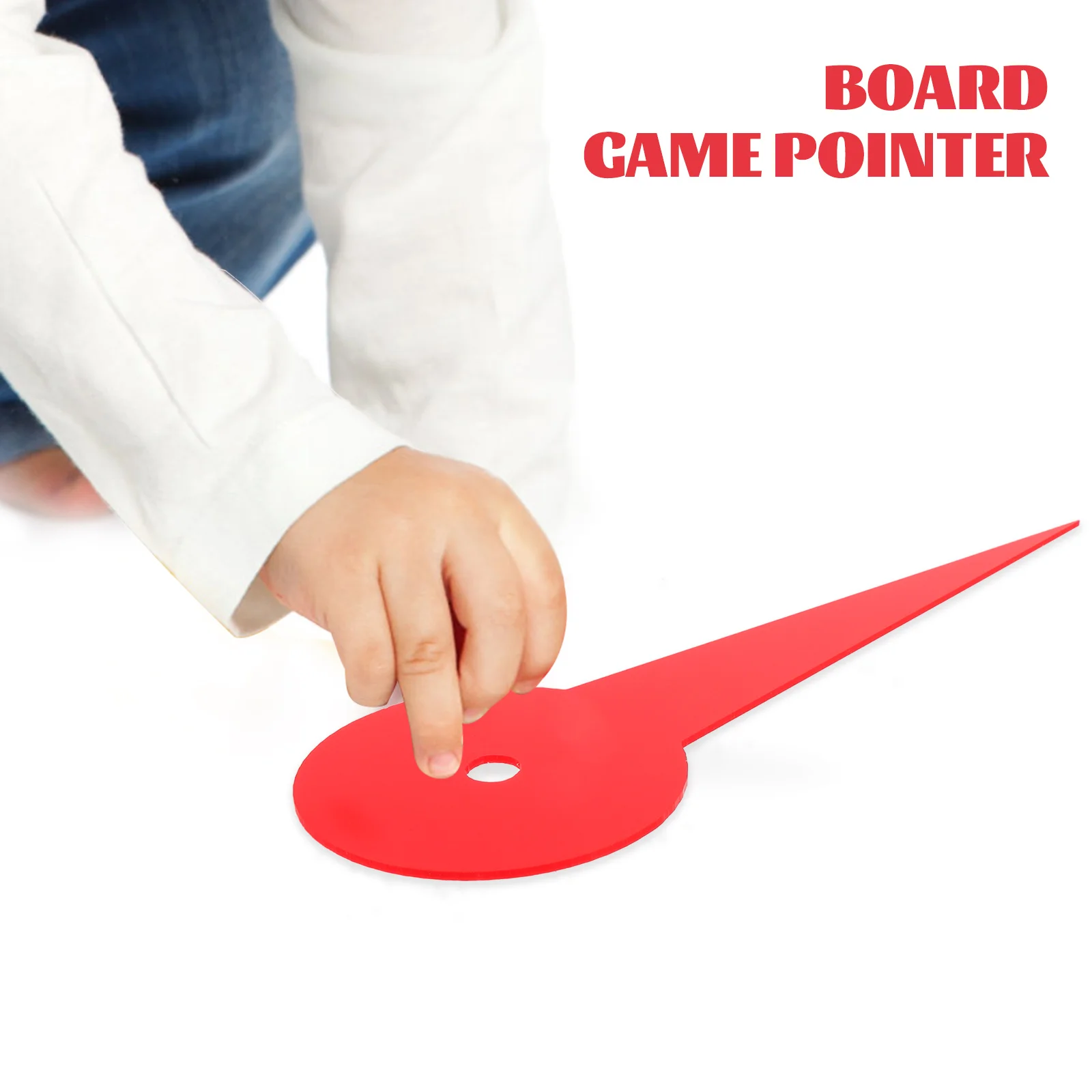 Turntable Dial Pointer Game Spinners Acrylic Arrows Accessories Red Desktop Toy Parent-child