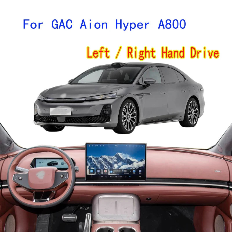 For GAC Aion Hyper Hyptec A800 Car-Styling Dash Mat Dashmat Dashboard Cover Instrument Panel Insulation Protective Pad
