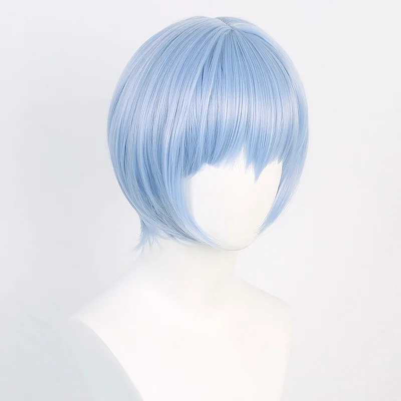ウィッグ 新世紀エヴァンゲリオン EVA 碇シンマリ コスプレウィッグ 頭皮分け目 レイヤードショートヘア