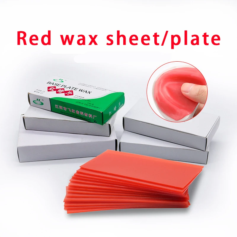 Dental Wax Flakes 1.3/1.5/2.0mm Summer/Winter Use Modelling Wax Dentistry Lab Material Base Plate Red Use Modelling Wax Tools