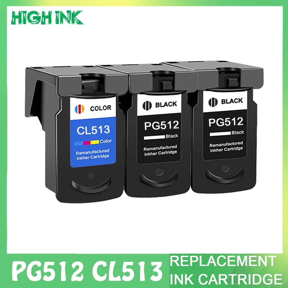 Compatible PG512 CL513 for Canon PG 512 CL 513 Ink Cartridge for Pixma MP230 MP250 MP240 MP270 MP480 MX350 IP2700