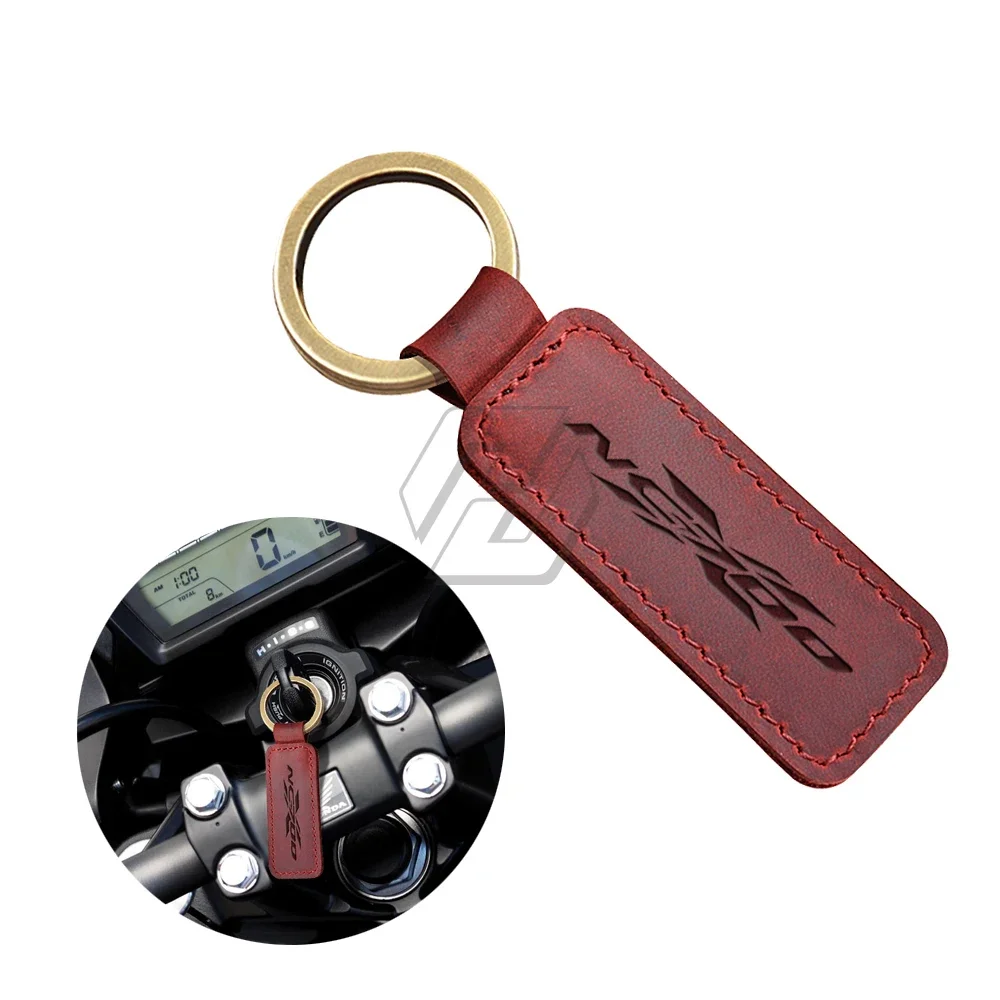 

Motorcycle Cowhide Keychain Key Ring Case for NC700X NC 700X ABS