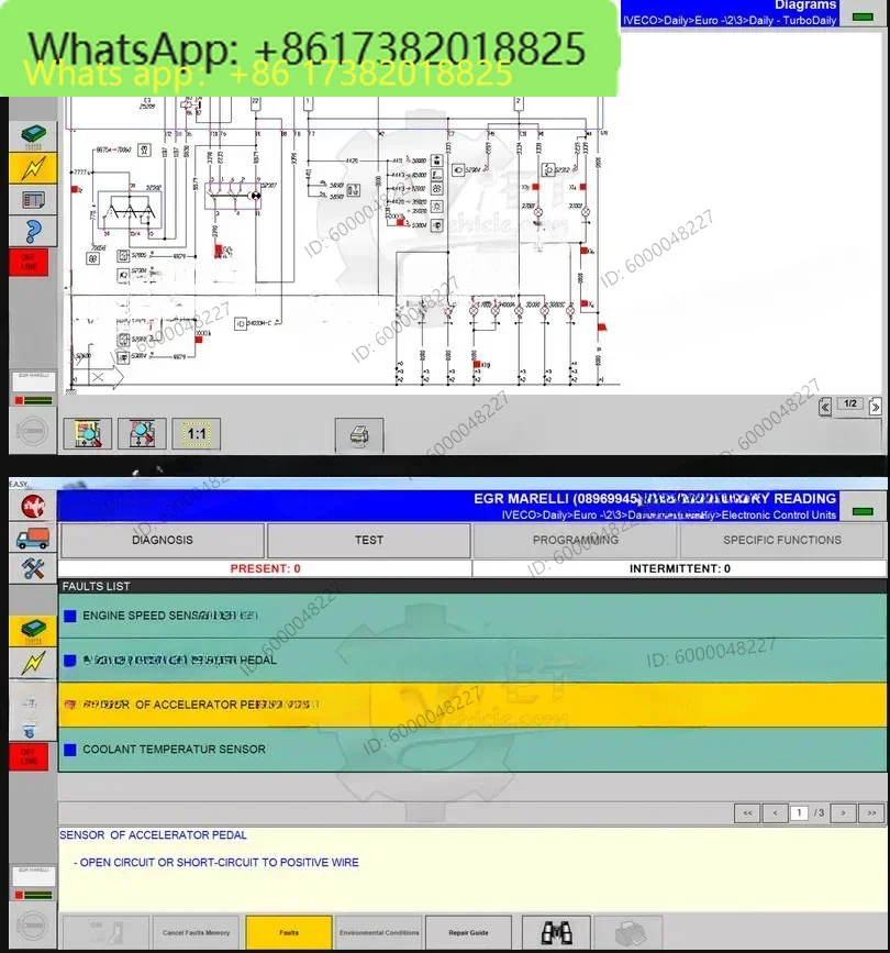 DIAGNOSTIC TOOL truck diagnosis scanner for IVECO ELTRAC EASY14.1 For IVECO Eltrac