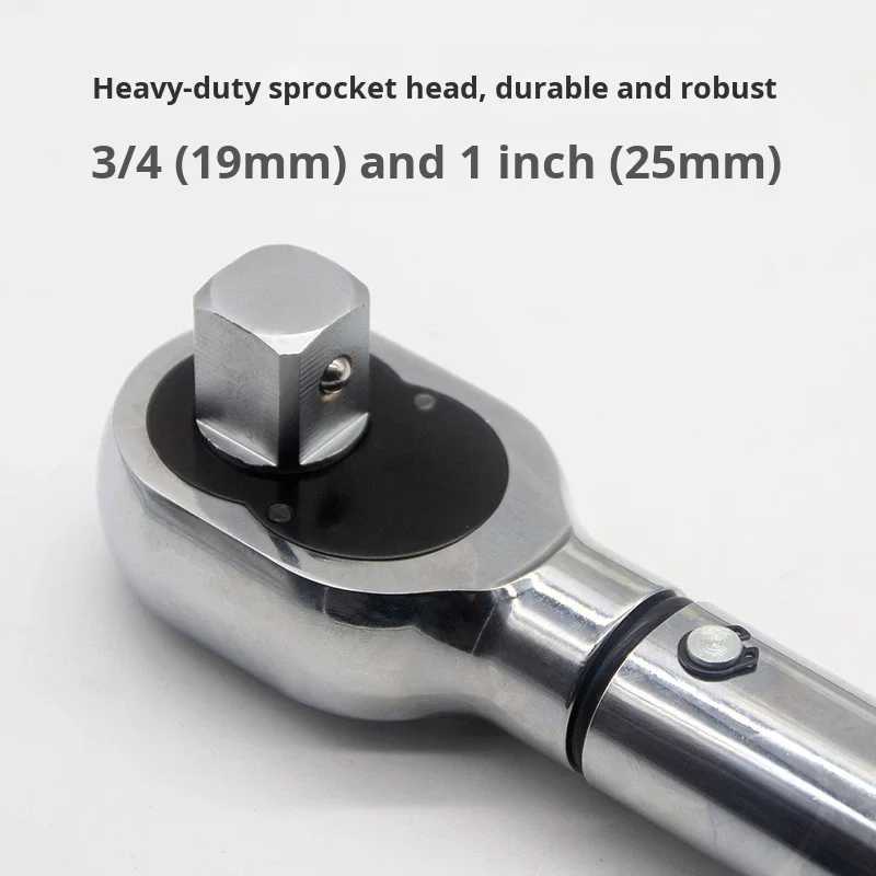 2026 High-Torque Metric Chromium-vanadium Steel Preset Kilopascal Multiplier Wrench Handle 1500-3000 Nm Selectable OEM DIY