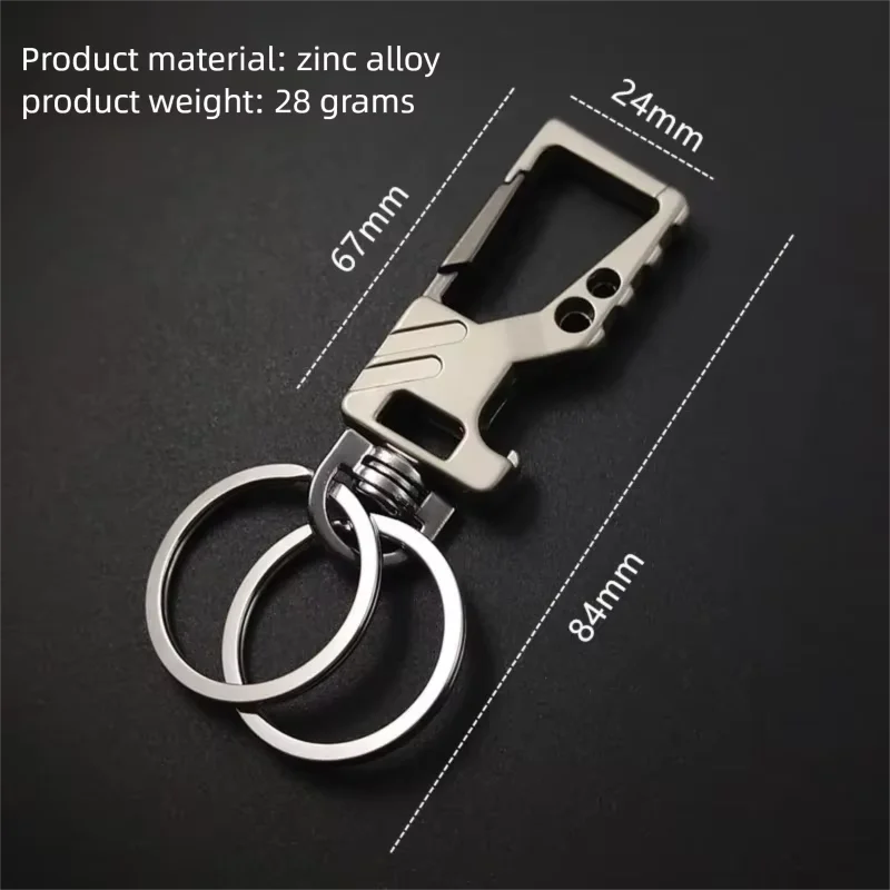 Heavy Duty Keychain Bottle Opener Carabiner Metal Car Key Chains for Men and Women Beer Opening Keyholders Key Ring