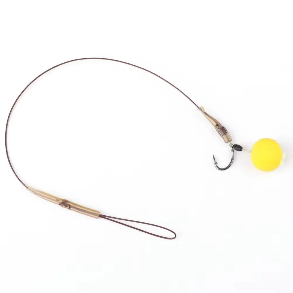 2pcs European Style Carp Fishing Hook Set Equipment Ready Made Sub-Line Fishing Hook Pesca 10-30LB Pesca Iscas Tools