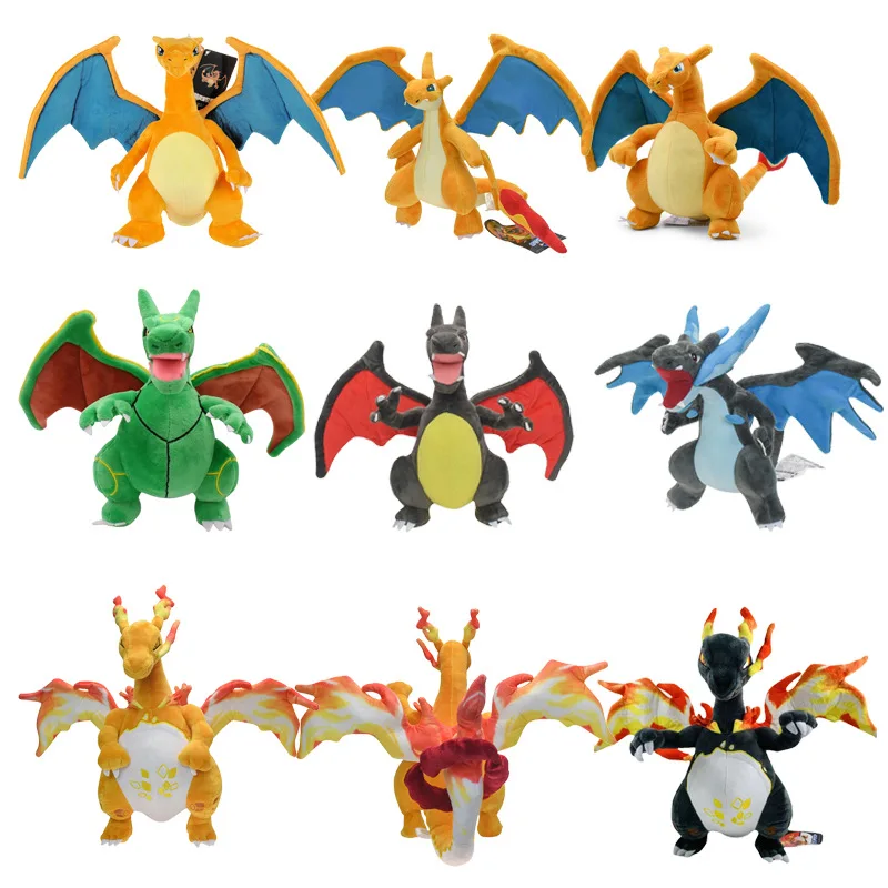 Mignon Pokemon Dragonair jouets en Peluche Rayquaza fusible Charizard XY Gyarados jouets en Peluche dessin animé brillant Gyarados Peluche poupées enfants cadeaux