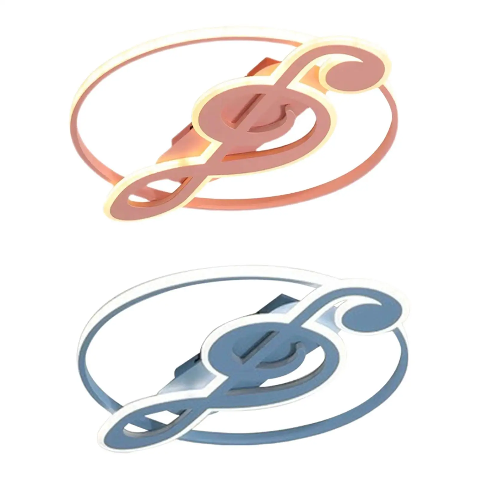 

LED Ceiling Lamp Sturdy Musical Note Shape for Kid's Room Dining Room Home