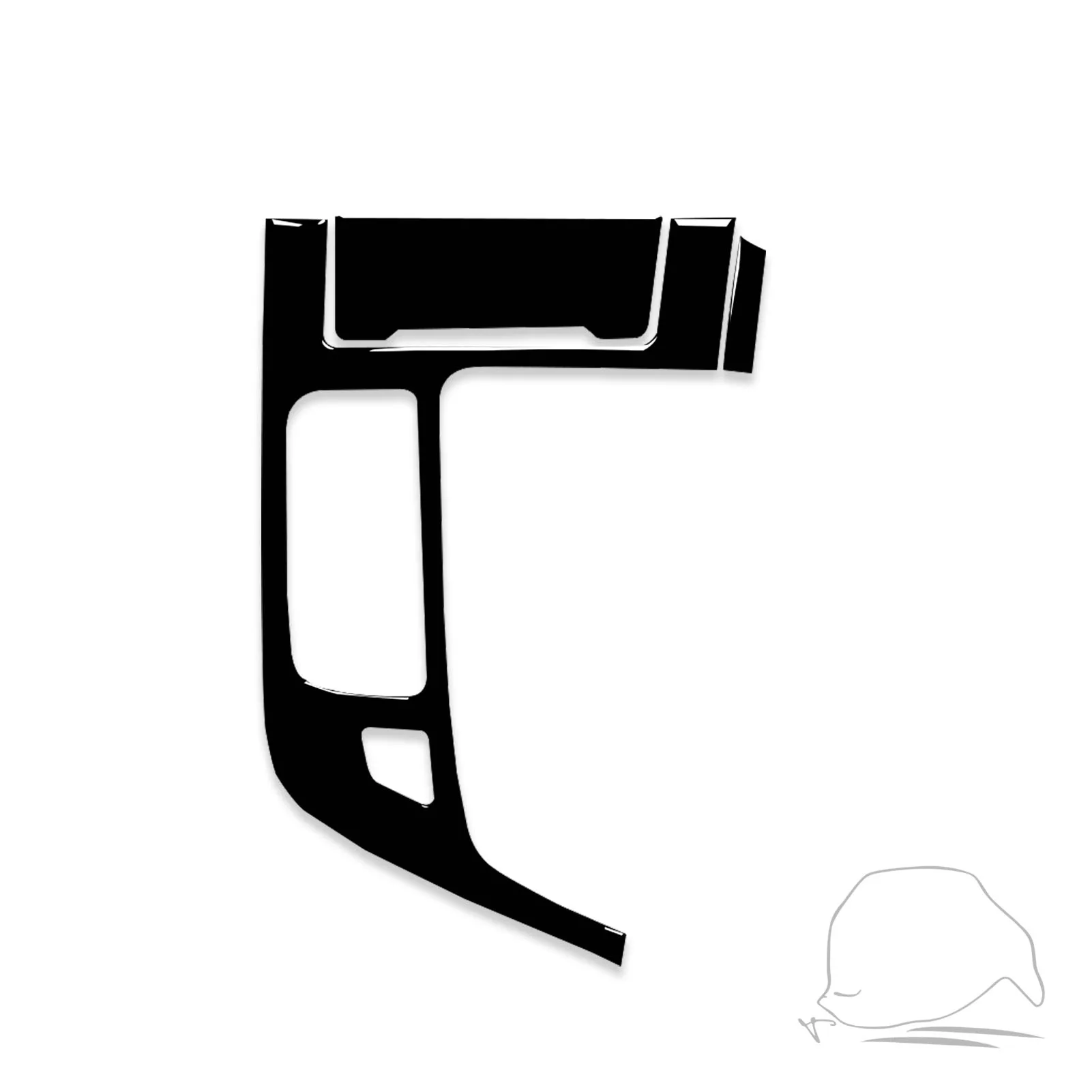 for Audi Q7 SQ7 4M 2016 2017 2018 2019 Gear Shift Water Cup Holder Panel Decoration Cover Sticker Decal Car Interior Accessories