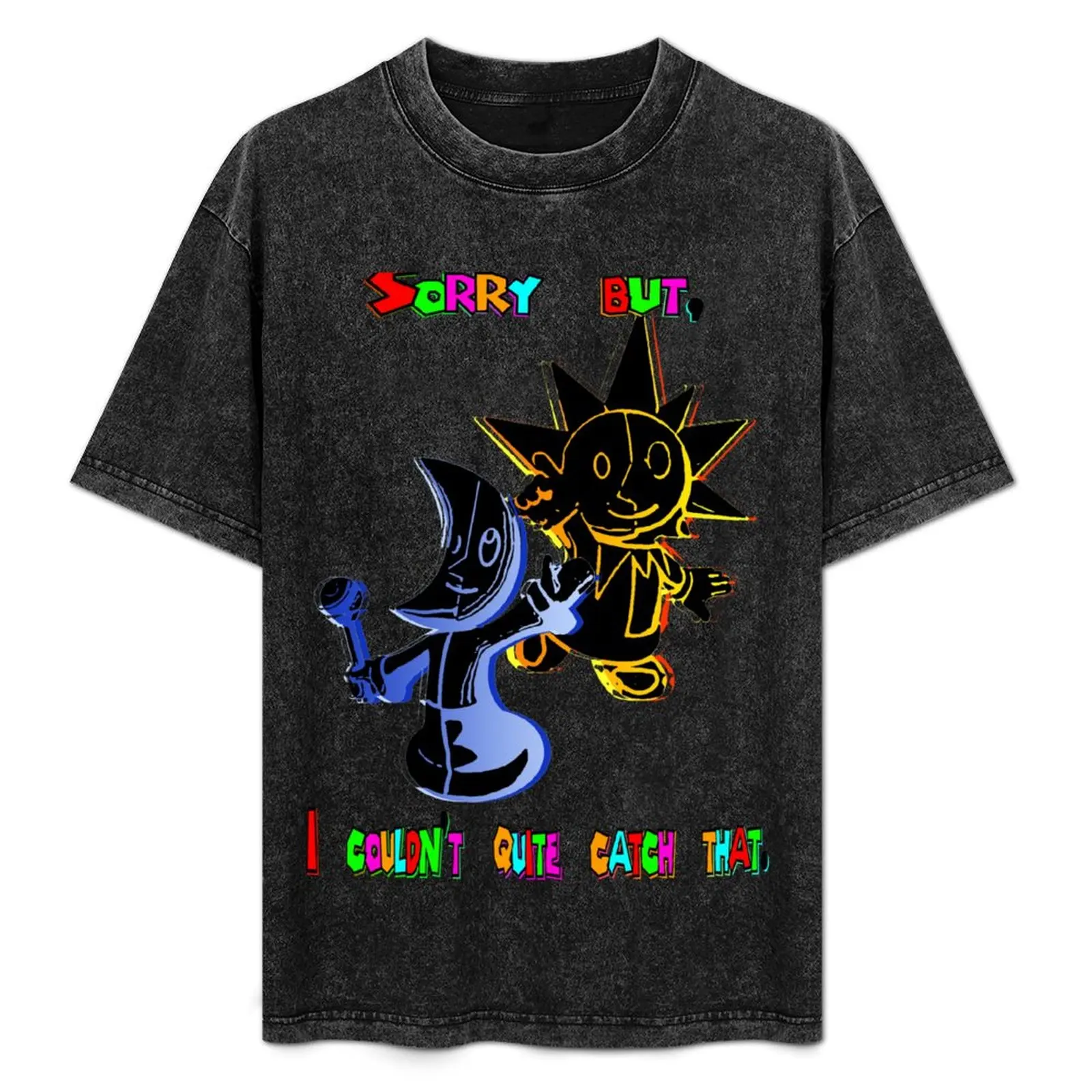 Fale! Não consigo ouvir você! Camiseta Casual de Verão Solta
